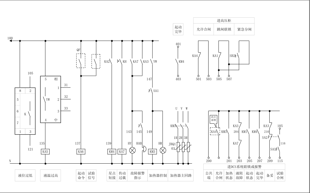 MWLS3型绕线电机水阻柜带PLC控制参考原理图（2）